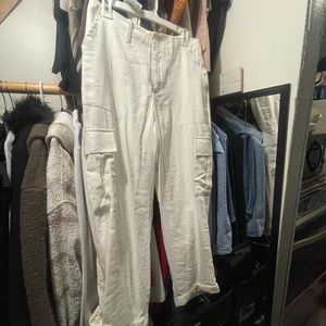 A New Day Cargo White Pants